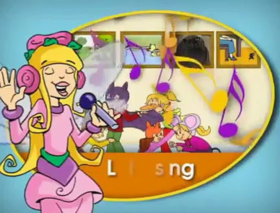 I can jump, fly,climb, swim, run. English for Children Nursery Rhymes. English lively song and chant