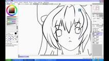 Drawing anime 3 - sketch - draw - line art - colouring - cging - tutorial