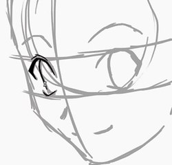 How to draw anime face