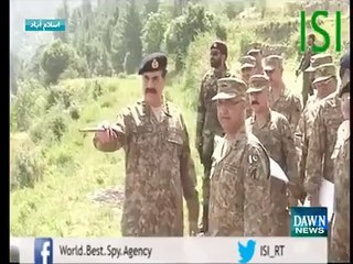 ISI - آرمی چیف جوانوں کے حوصلے بڑھانے پہلے روزے کو ہی میدان جنگ...‬