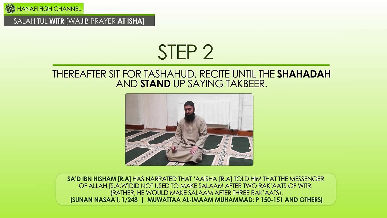 How to perform the Witr salah [with proof]