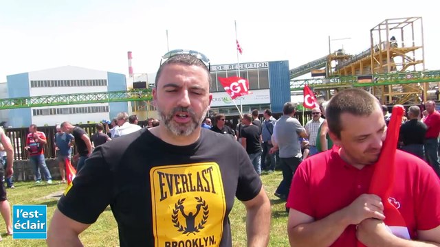 Les salariés de la sucrerie d'Arcis-sur-Aube débrayent durant 2 heures