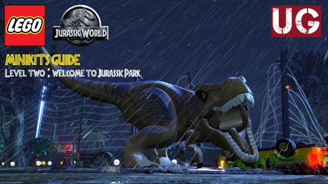 Lego Jurassic World - Level 2: Welcome To Jurassic Park Minikits Guide