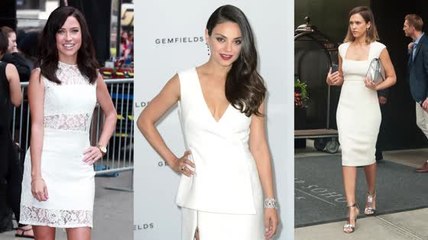 Celebs Rock White-Hot Summer Fashion