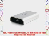 C2G / Cables To Go 30547 USB 2.0 to HDMI Audio and Video Adapter External Video Card