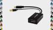 Cable Matters? Gold Plated HDMI to DisplayPort Converter in Black