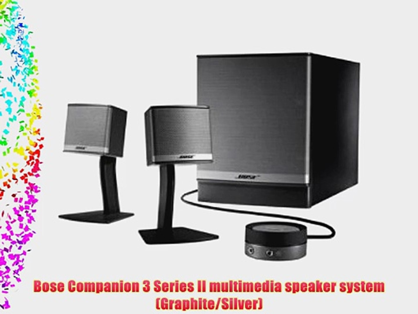 Bose companion 3 series 2 sale multimedia speaker system