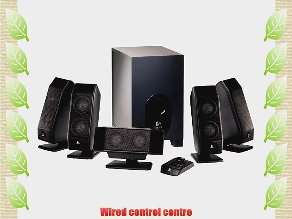 Logitech X-540 5.1 Surround Sound Speaker System with Subwoofer