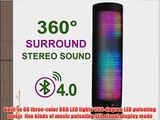 InaRock 10W Wireless LED Bluetooth 4.0 Speakers with TF Card Portable Speaker with Dazzle LED