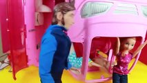 Frozen Parody Princess Anna Kidnapped Elsa Barbie MOTORHOME Hans and Disney P2 Camper Funny