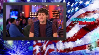 America's Got Talent 2015 - Drew Lynch: Stuttering Comedian Wins Crowd Over