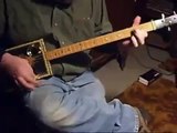 Johnny B Improvising with one of my 3-String Cigar Box Guitars