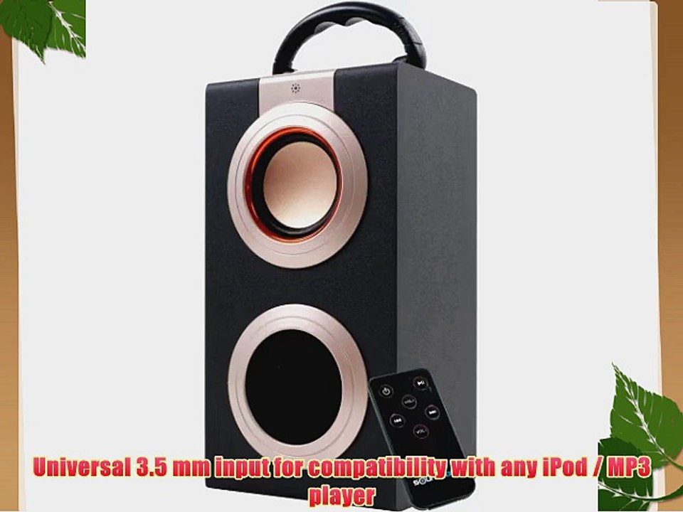 Sound Logic Rechargeable Portable Media Speaker with USB (72-4796)