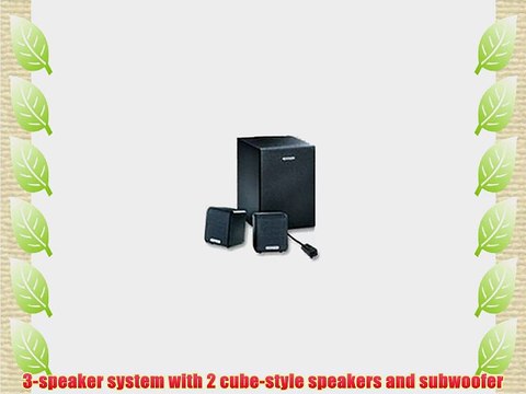 Creative Labs SBS 350 2.1 Black Computer Speaker System (3 Speakers)