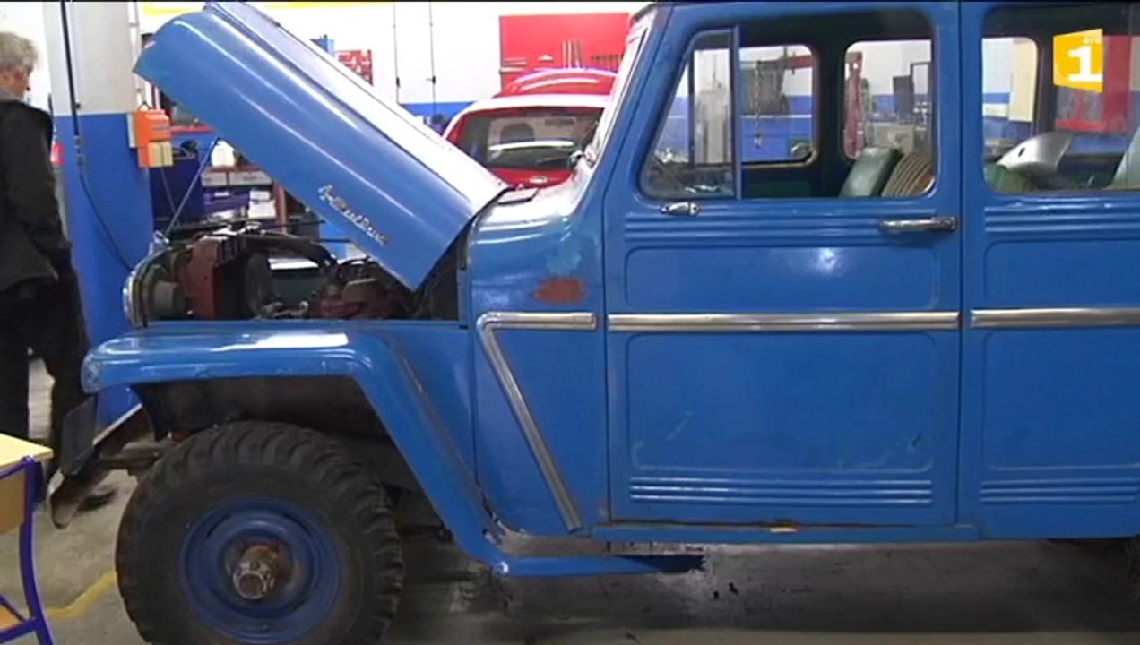 Un véhicule des années 40 se refait une beauté