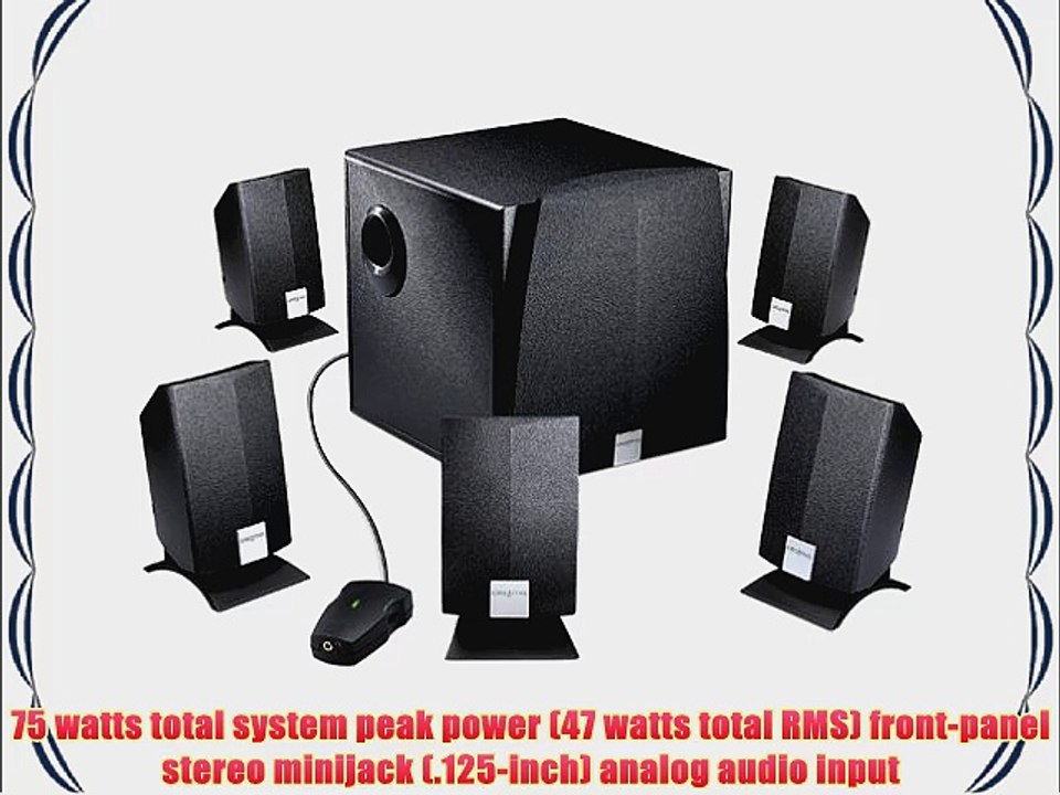 Creative Labs Inspire 5200 5.1 Computer Speakers (6-Speaker Black)