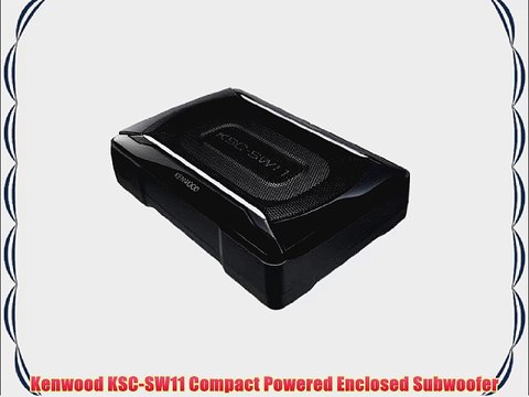 Kenwood KSC-SW11 Compact Powered Enclosed Subwoofer