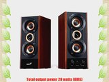 Genius 3-Way Hi-Fi Wood Speakers for PC MP3 players and Tablets (SP-HF800A)
