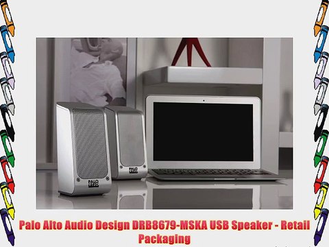 Palo Alto Audio Design DRB8679-MSKA USB Speaker - Retail Packaging