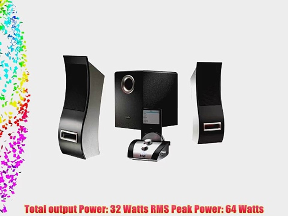 Hercules XPS Lounge 2.1 2.1 Multimedia Speakers (Black)