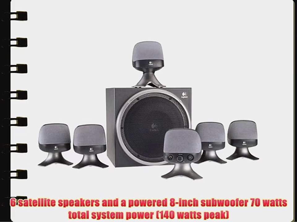 Logitech X620 6.1 Computer Speakers with Surround Sound