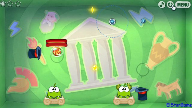Cut the Rope Time Trave Level 4-3 [Ancient Greece]