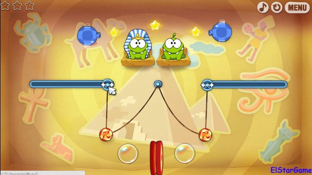 Cut the Rope Time Travel [Ancient Egypt] Walkthrough
