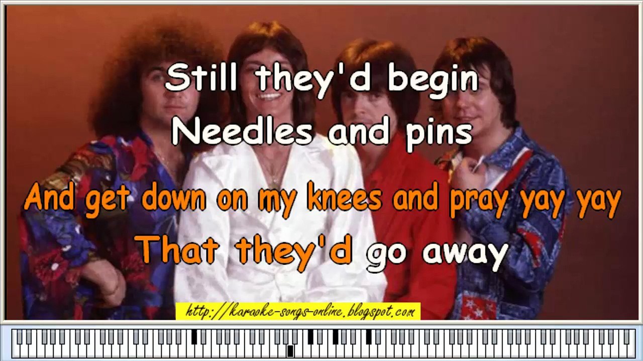 Smokie NEEDLES AND PINS  karaoke instrumental version