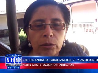 N11 Informativo TRABAJADORES DEL HOSPITAL PARALIZARAN  25 Y 26 DE JUNIO PIDEN DESTITUCION DEL DIRECTOR