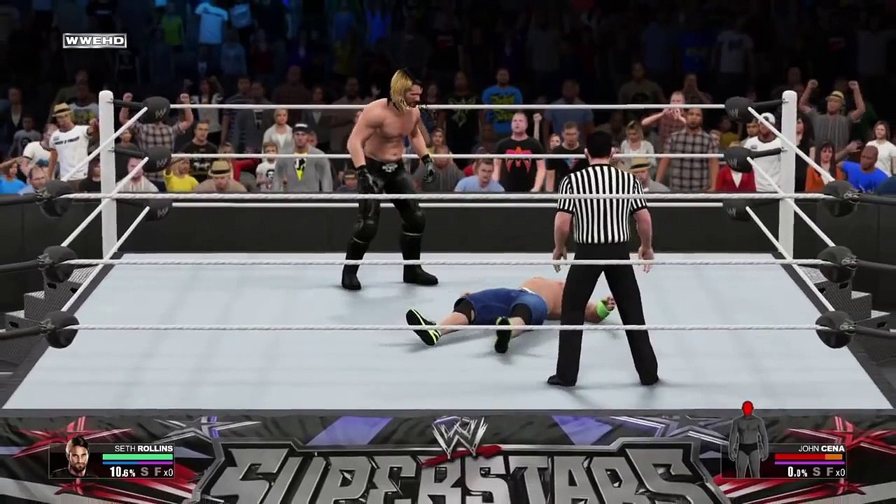 Seth Rollins: Curb Stomp compilation WWE 2K15