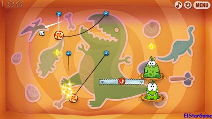 Cut the Rope Time Travel  Level 6-1 [The Stone Age]