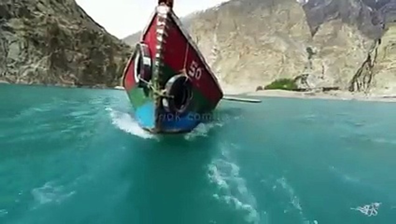Attabad Lake in Hunza, Gilgil Baltistan