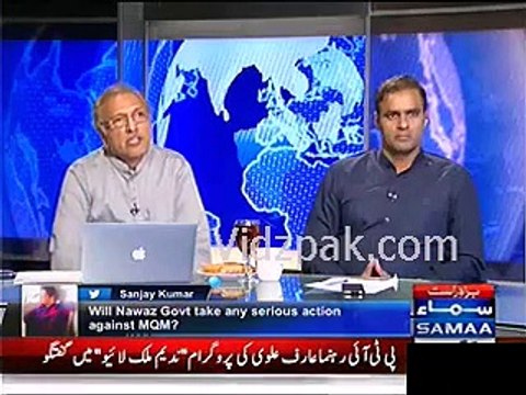 MQM was ready to protect US interest in Karachi in return of funds from America :- Arif Alvi Explosive revelation