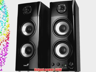 Genius SP-HF1800A 50 W Three-way Hi-Fi Wood Speakers