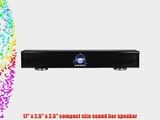 Durherm Powerful USB Powered LCD LED Monitor Desktop PC Audio Sound Bar Speakers