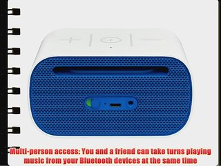 Logitech UE 984-000294 Mobile Boombox Bluetooth Speaker and Speakerphone (Blue Grill/Light