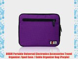 BUBM Portable Universal Electronics Accessories Travel Organizer /Ipad Case / Cable Organizer