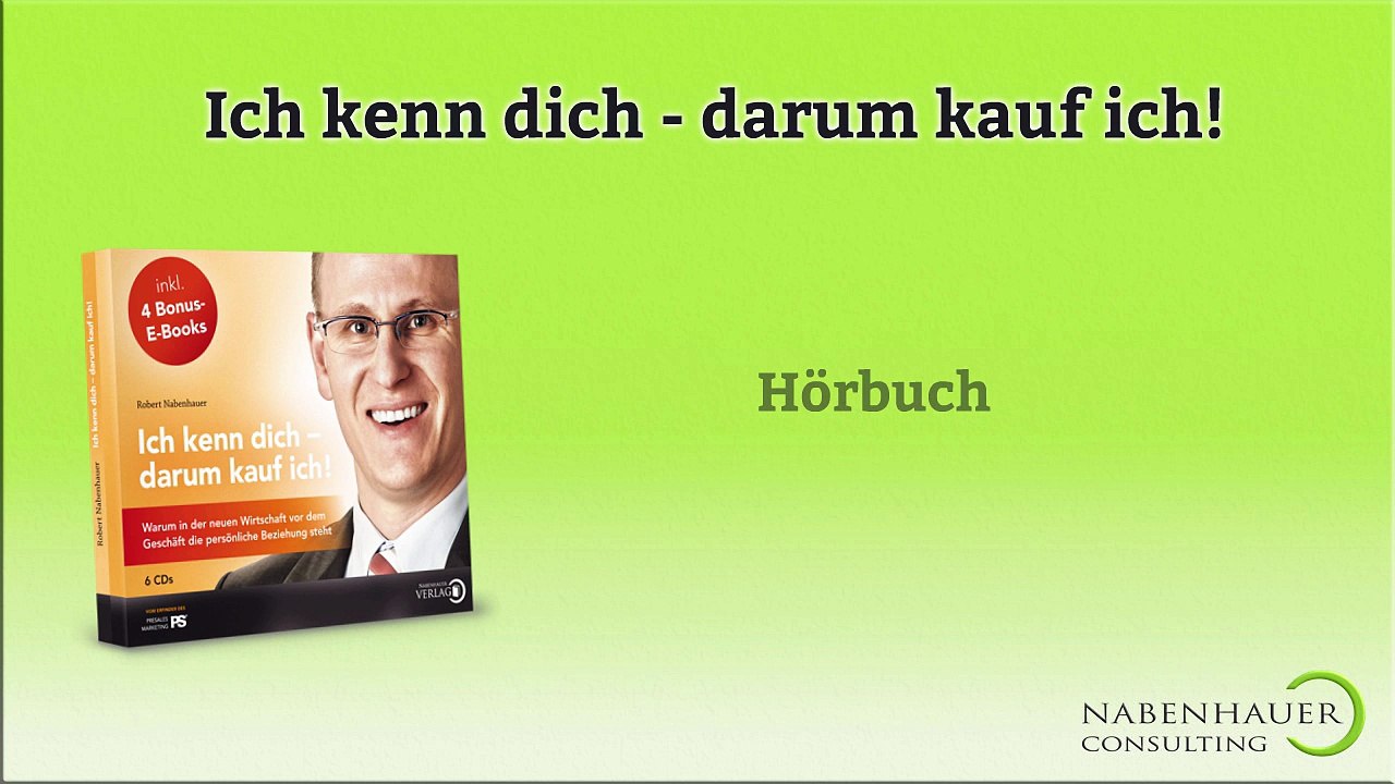 Ich kenn dich - darum kauf ich! - 6 CDs Hörbuch + Downloadversion+MP3-CD