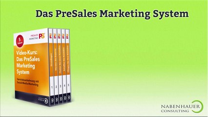 Video-Kurs: Das PreSales Marketing System