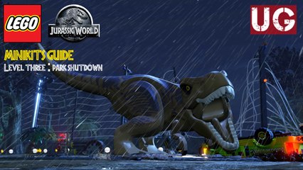 Lego Jurassic World - Level 3: Park Shutdown Minikits Guide