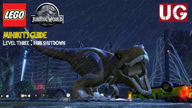 Lego Jurassic World - Level 3: Park Shutdown Minikits Guide