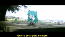 Hatsune Miku-sweet cat dreaming sub.español mmd