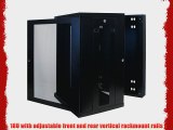 Tripp Lite SRW18US 18U Wall Mount Rack Enclosure Server Cabinet Door/Sides Hinged
