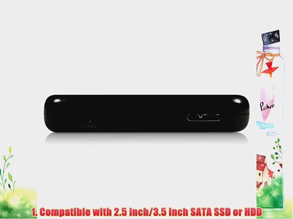 Archgon USB 3.0 to SATA I/II/III HDD/SSD External Adapter Support UASP Model MH-2624-U3V2-K
