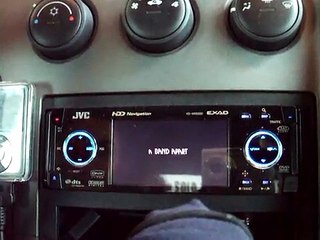 JVC KD-NX5000 in Pontiac Solstice dash