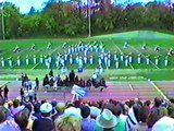 Highlands High School Marching band performing at the 1984 HOLMES competition