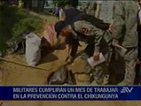 FF.AA. cumplen un mes en controles contra el chikungunya en Ecuador