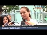 Nicole responding to reporters about Tin Pei Ling