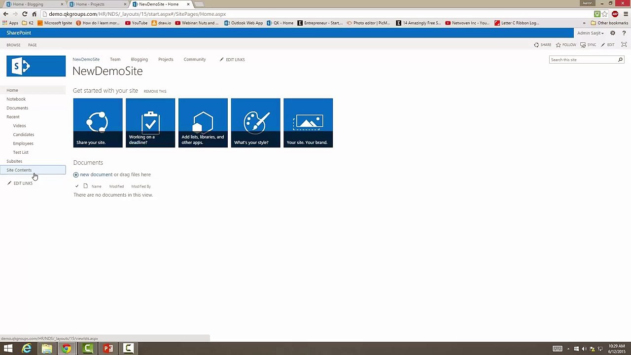 SharePoint Document Center and Record Center Template