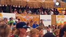 Hang loose! Dog surfing competition at Queensland surf festival